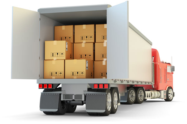 image of delivery truck illustrating how advanced radiation portal monitors can prevent the illegal shipment of radioactive isotopes. 